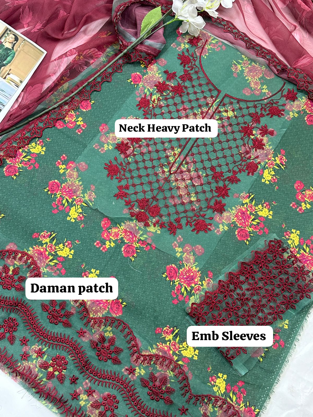 IZNIK Patch Series 2026 – Digital Printed 3-Piece Lawn Suit with Chiffon Dupatta (Code FC 770070-79)