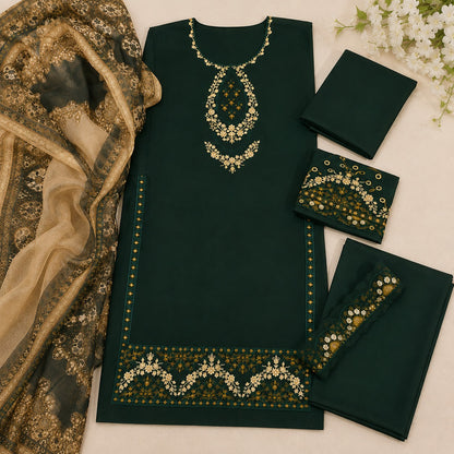 IZEL Luxury Lawn Summer Collection 2026 – Heavy Embroidered 3-Piece Suit