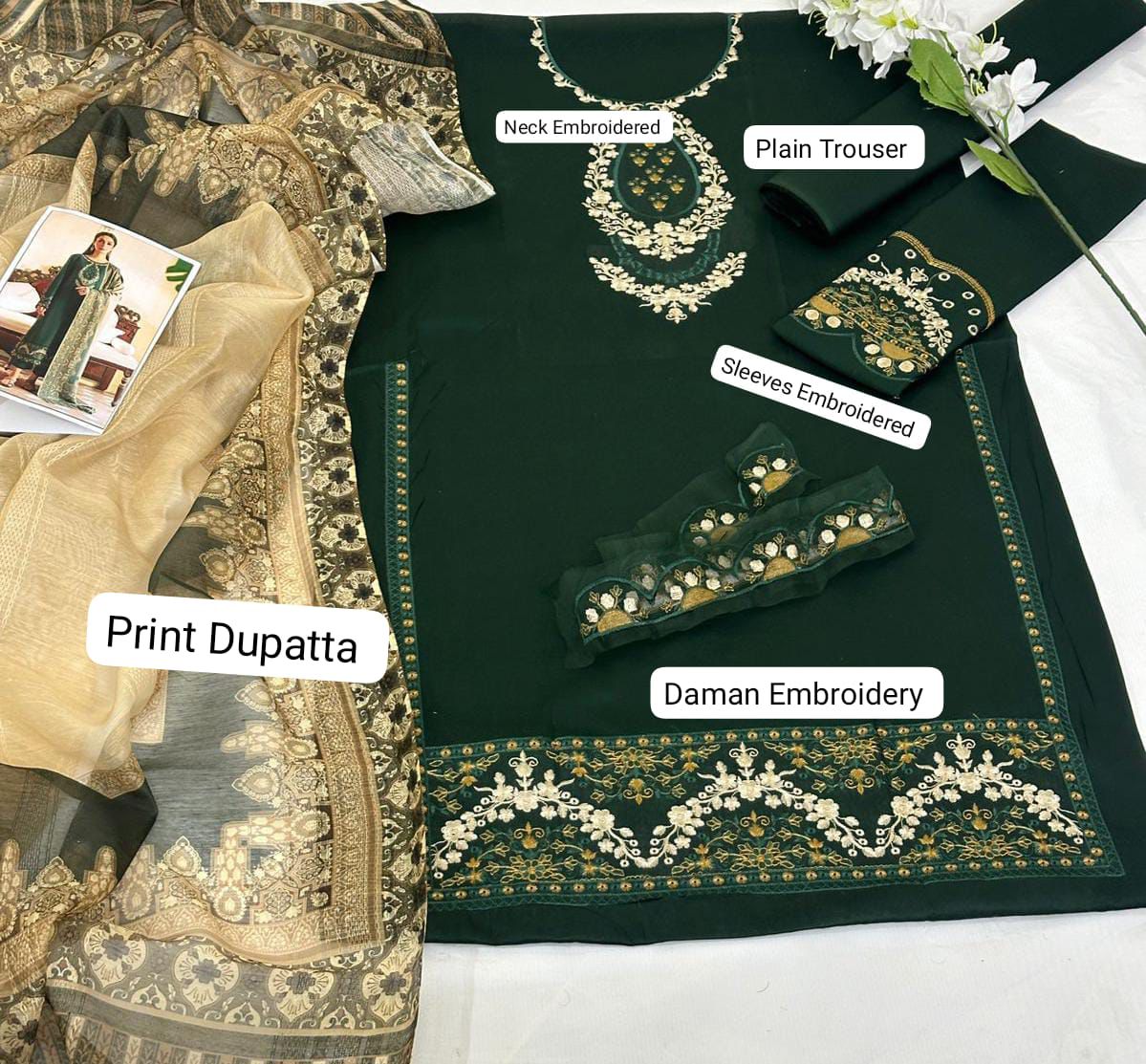 IZEL Luxury Lawn Summer Collection 2026 – Heavy Embroidered 3-Piece Suit