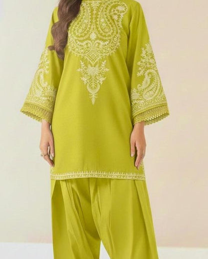 Bareeze, Urge, Batik - Airjet Lawn 2-Piece Dress (Neck & Daman Embroidered)