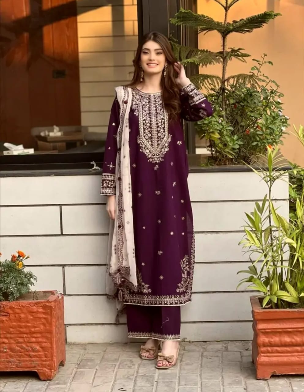 BATIK Luxury Lawn Summer Collection 2026 – Heavy Embroidered 3-Piece Suit (Code FC 770038)