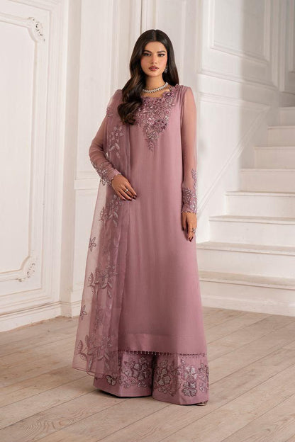 Iznik Master Replica – Heavy Embroidered Chiffon 3-Piece Suit (Adda Work)